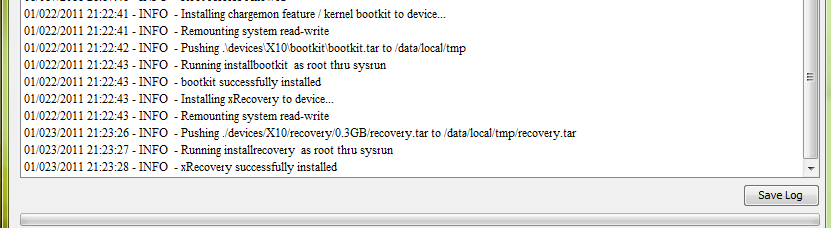 Clocworkmod recovery on Xperia X8