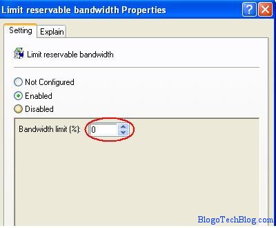 Limit Reservable Bandwidth