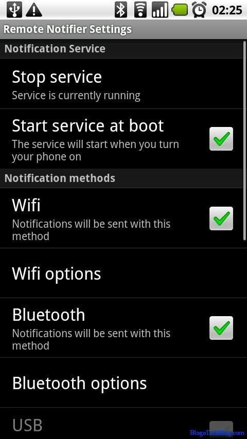 Remote Notifier App for Android