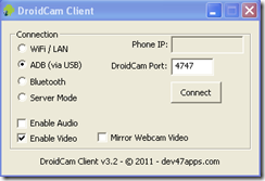 DroidCam PC Client