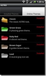 ASTRO File Manager Themes 1