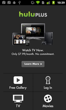 Get Hulu Plus App on Any Android device