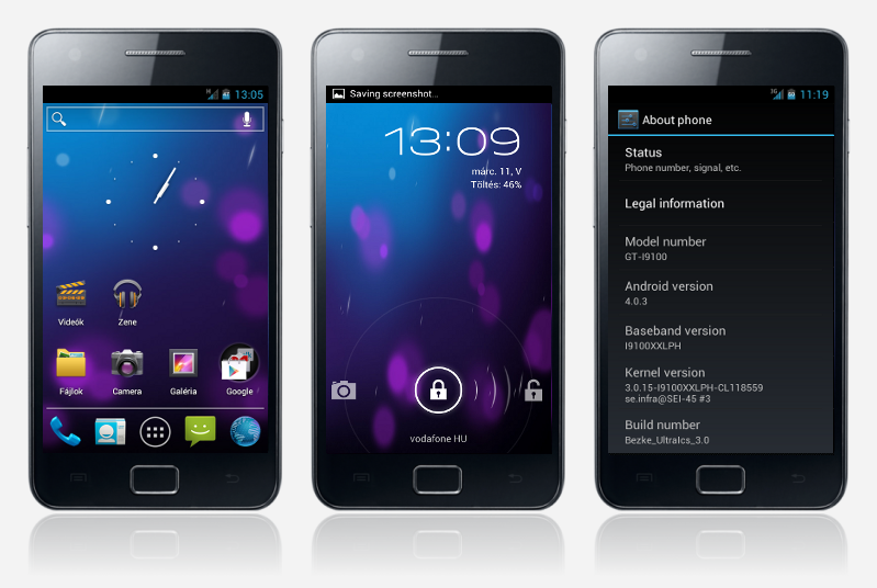 XXLPQ Based Bezke UltraICS ROM for Samsung Galaxy S2